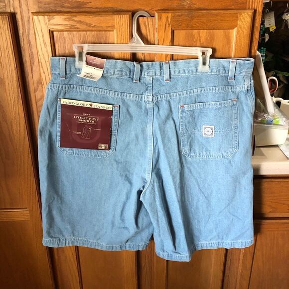 NWT Faded Glory Men’s Vintage Utility Fit Jean Shorts Size 44 - Picture 5 of 8